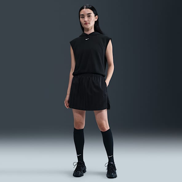 韓国 [NIKE] スポーツウェア フロントスリット ツイル スカート NIKE｜ナイキのスカート通販 - ZOZOTOWN
